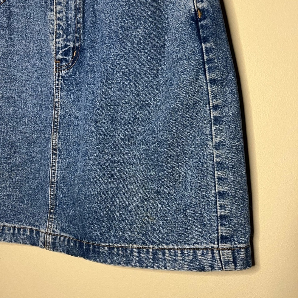 Vintage Tommy Hilfiger Denim Mini Skirt Y2K Size 6 - Picture 3 of 7